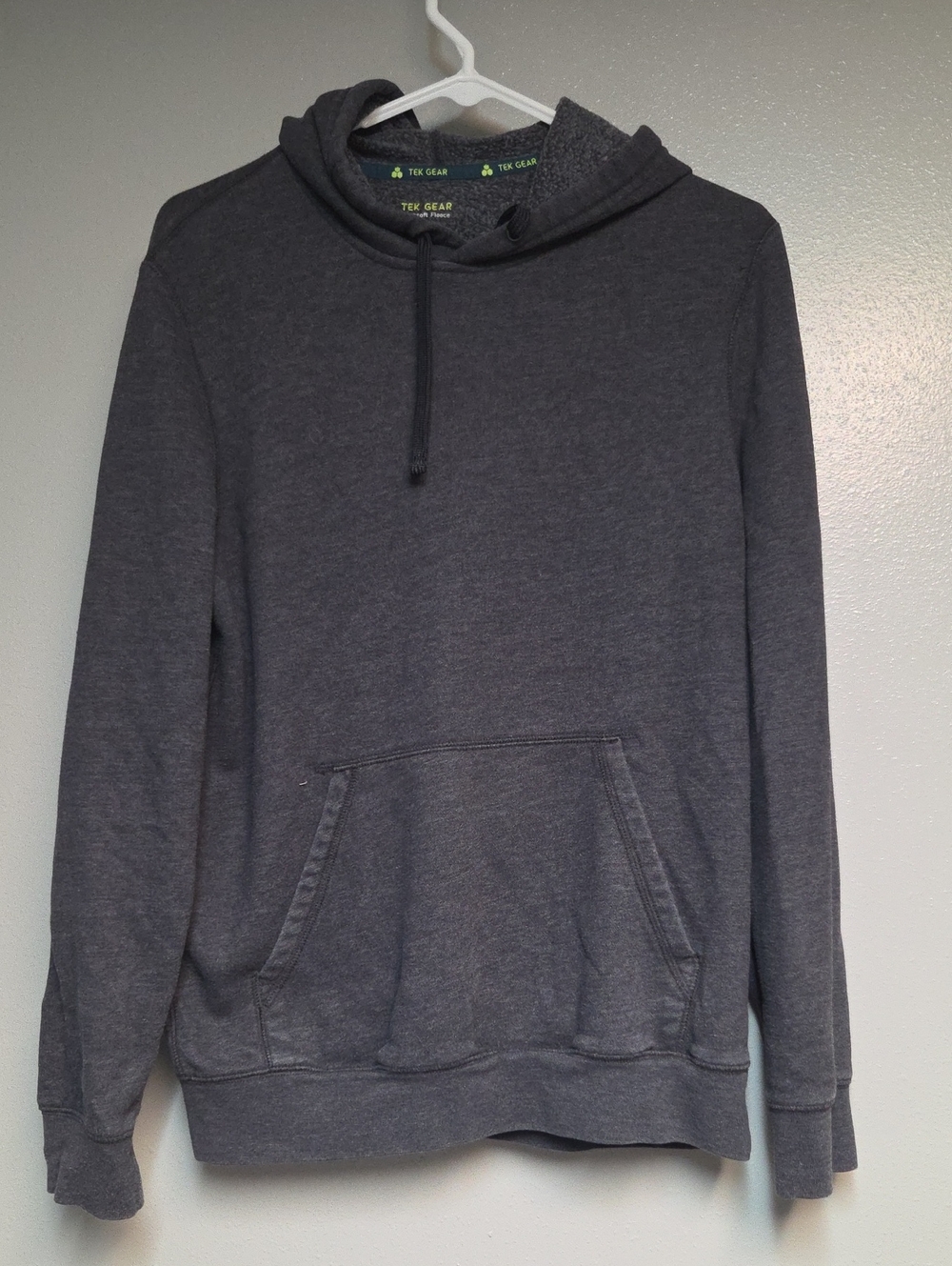 tek gear charcoal gray pullover hoodie